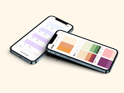 Colorido animation app color concept design figma mobile palette ui ux