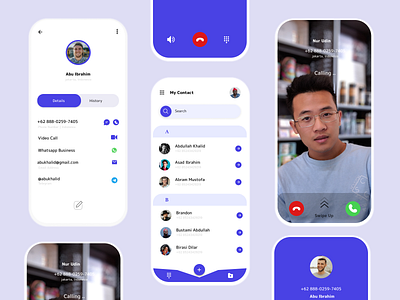 Contact Book App UI