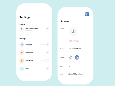 Setting & Account