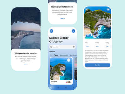 travel App animation app color concept design figma mobile palette ui ux androidios