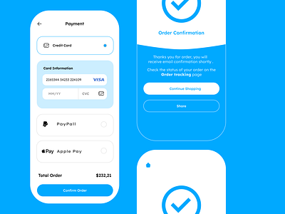 Payment & Order Confirmation App
