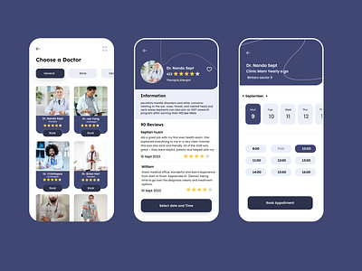 Doctor Booking animation app color concept design figma mobile palette ui ux androidios