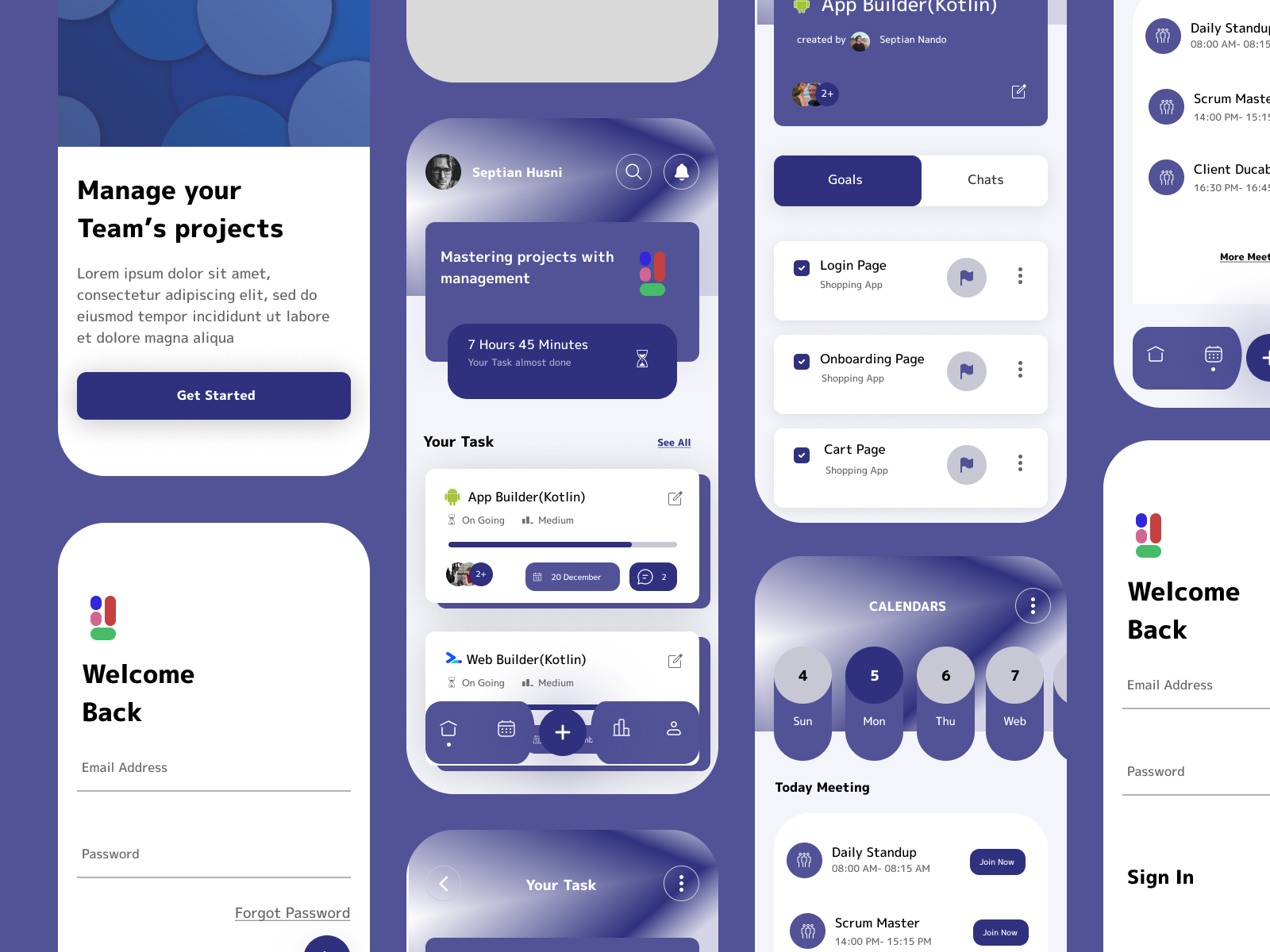 Project Management By Abukhalidstudio On Dribbble