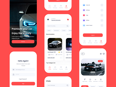 Car MarketPlace App UI