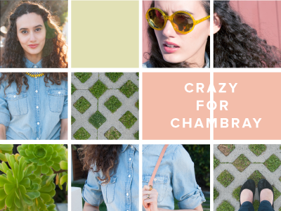 Oh hey, chambray! collage moodboard styleboard