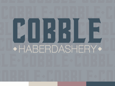 Cobble Haberdashery Logo