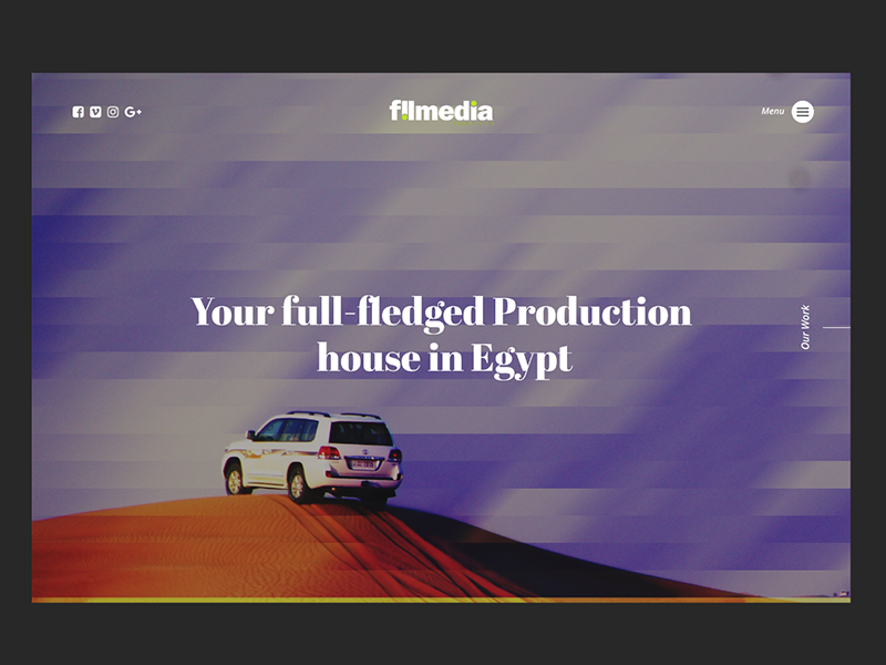 Production House production house egypt minimal background video homepage
