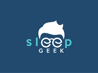 Sleep Geek branding colors design design art geek identity logo logo animation logo designer logo mark logos mark minimal modern sleep sleeping typogaphy vector vector illustration vectors