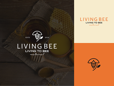 Living bee bee bee logo branding colors honey honey logo identity illustrator ilustrator living logo mark marketing marketing site minimal modern natural typogaphy typography vector