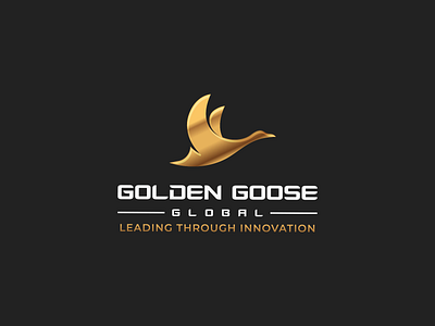 Golden Goose bird birds branding color colors golden identity illustrator logo logo design logodesign logotype mark market marketing minimal modern premium color typogaphy vector