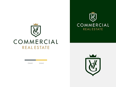 Commercial Real Estate brand design colors crown design designer designs desktop green icon identity logo logo design branding logodesign logos logotype mark marketing minimal modern vector