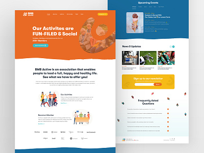 BMB Active branding colors design design art designer designs homepage illustrator landingpage minimal modern redesign uiux vectors web ui web ui ux website website concept website design websites