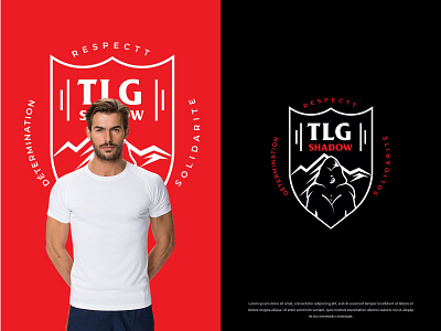 Tlg Shadow colors design illustration logo typography