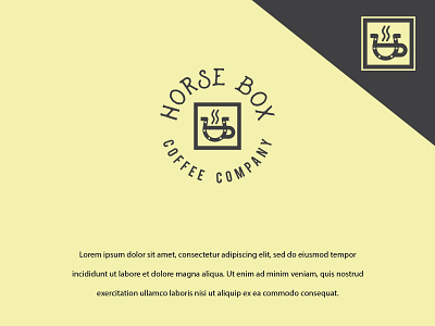 Horse Box branding colors design identity illustration logo logo design logos minimal modern