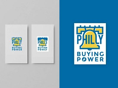 Philly Buying Power Logo Design colors illustration logo modern typography vector