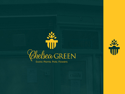 Chelsea Green design illustration logo vector