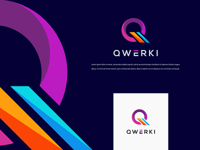 qwerki branding design icon identity logo logo design logotype mark minimal modern typography vector