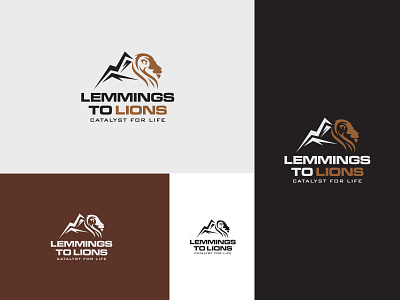 Lemmings To Lions branding colors design identity illustration logo logo design logodesign logos logotype mark minimal modern typography vector