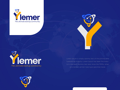 Ylemer branding colors design identity logo logodesign mark marketing minimal modern typography vector