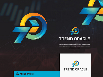 Trend Oracle colors illustration logo modern vector