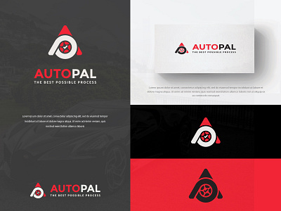 Autopal branding colors design identity illustration logo logodesign mark marketing minimal modern typography vector