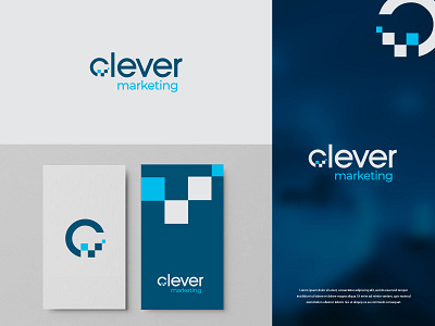 Clever Marketing branding colors design identity logo logo design logodesign logos logotype minimal modern typogaphy typography vector