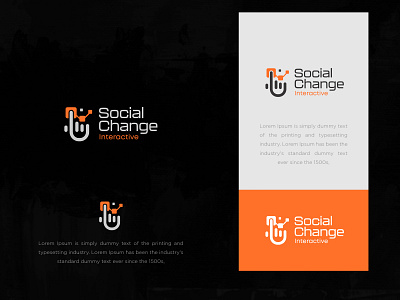 Social Change Interactive branding colors design logo logo design logodesign minimal modern vector