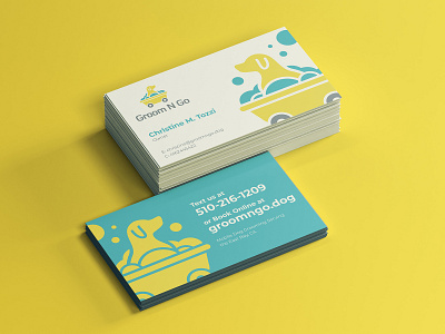 Groom N Go Business Card Design