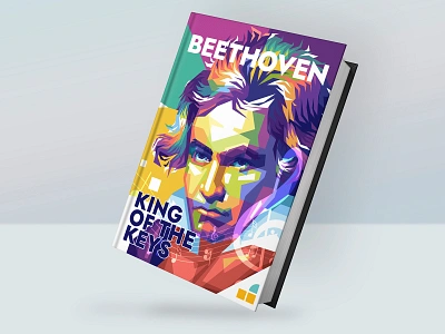 Beethoven Book Cover Design branding colors design icon identity illustration logo mark minimal modern typography ui ux vector