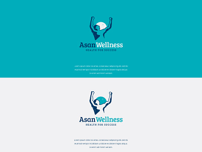 AsanWellness branding colors design identity illustration logodesign minimal modern typography vector