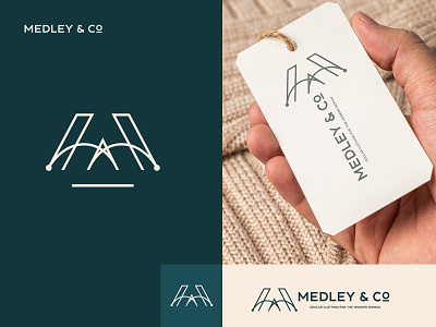 Medley & Co branding colors design illustration logo logodesign modern typography