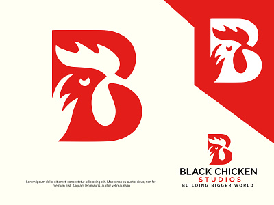 Black Chicken Studios colors design illustration logo modern vector