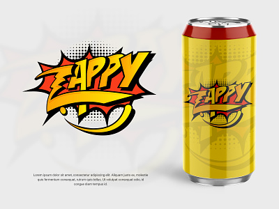 Zappy colors design illustration logo modern vector