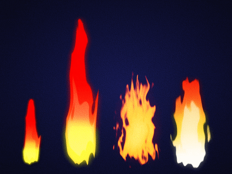 Dynamic Fire in AE after effects animation cartoon dynamic fire realistic stylized tutorial