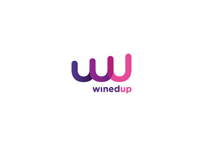 winedup event logo movement pink purple wine