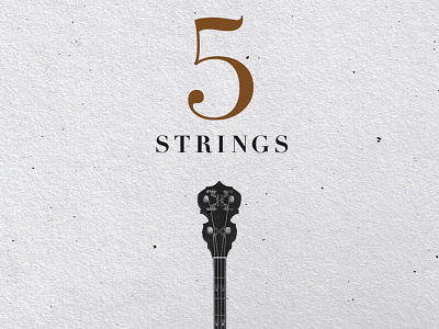 5 Strings Wine Label 36 36creative banjo label paper serif wine