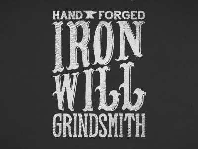 Grindsmith 2 36creative blacksmith forged grind hand iron will