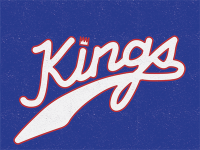 Kansas City Kings basketball hand drawn kansas city kings missouri nba retro script vintage