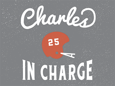 Charles In Charge chiefs football hand drawn jamaal charles kansas city nfl retro vintage
