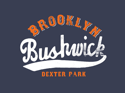 Brooklyn Bushwicks baseball brooklyn bushwick bushwicks dexter park negro leagues new york script