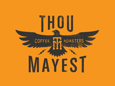 Thou Mayest Eagle coffee eagle gold lightning monogram roasters thou mayest thunderbird