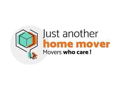 Just another home mover logo 2 branding gradient home home mover logo mover moving moving company