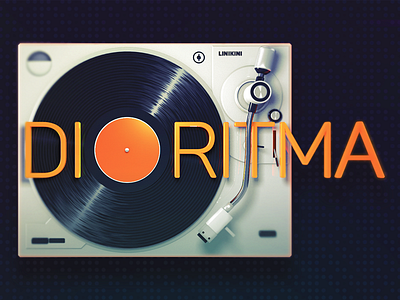Dioritma Logo 3d logo music
