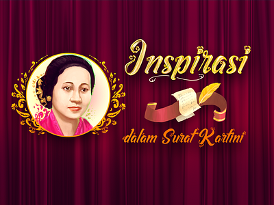 Kartini's Inspirational Letters digitial kartini painting program