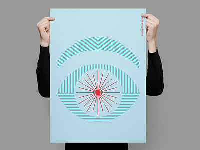 Inaugural IBM Spark Design Festival Poster Series design graphic design illustration line poster silkscreen