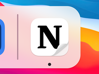 Notion Big Sur Icon big sur icns replacement icon