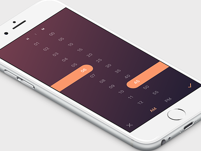 time picker app calendar date material picker schedule time timesheet ui