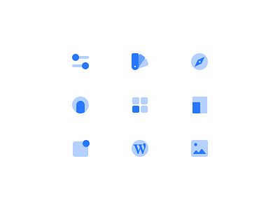 Particle Icons flat icon icons iconset