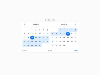 Admin datepicker