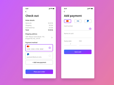 CreditCard Checkout dailyui